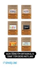 AÇIKÖĞRETİM ORTAOKUL 6. SINIF TÜM DERSLER SETİ