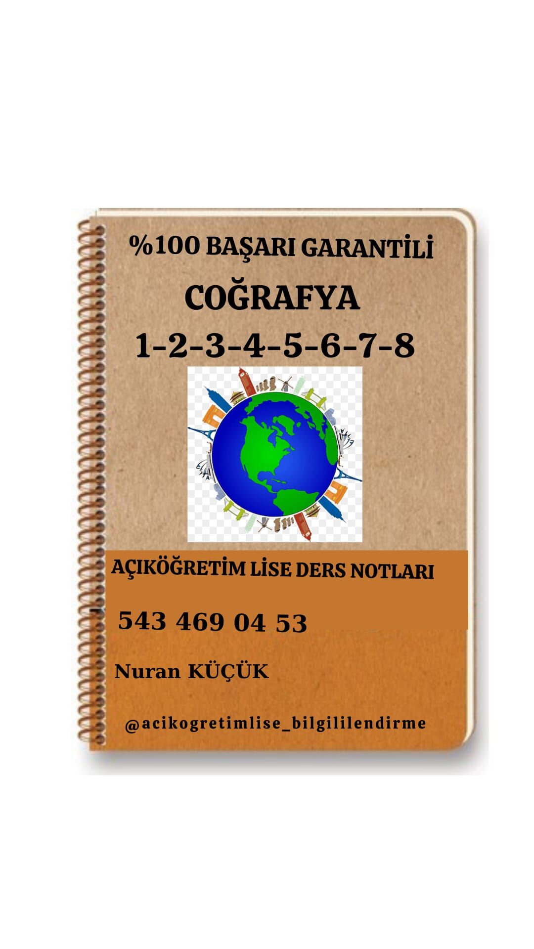 AÇIKÖĞRETİM LİSE COĞRAFYA DERS NOTLARI